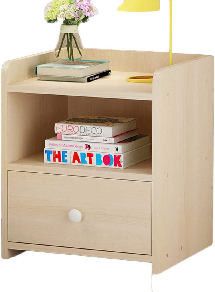 Picture of RK MDF M07 Bedside Table, Side Table, Bedside Table with Drawer, Home Furniture, Bedroom, Night Storage Cabinet, Bedside Table