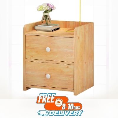 Picture of RK MDF M08 Bedside Table, Side Table, Bedside Table with Drawer, Home Furniture, Bedroom, Night Storage Cabinet, Bedside Table