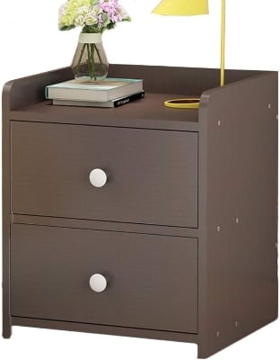 Picture of RK MDF M08 Bedside Table, Side Table, Bedside Table with Drawer, Home Furniture, Bedroom, Night Storage Cabinet, Bedside Table