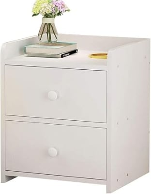 Picture of RK MDF M08 Bedside Table, Side Table, Bedside Table with Drawer, Home Furniture, Bedroom, Night Storage Cabinet, Bedside Table
