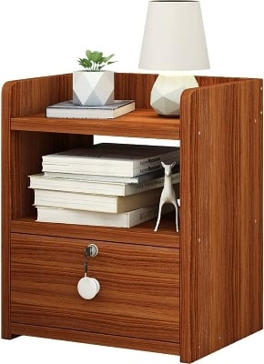Picture of RK MDF M16  Bed Side Table  BedSide Table, Site Table, End Table for Small Space  18x14x12 Inches