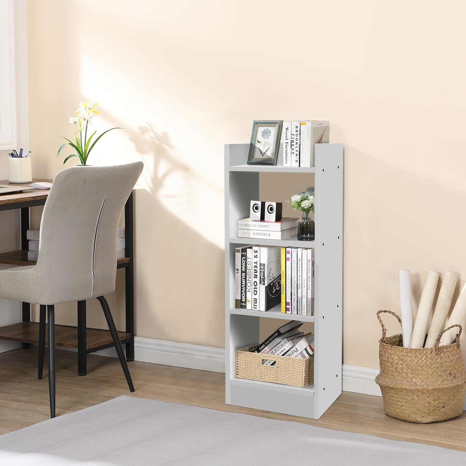 Picture of RK 3 Tier  3 Layer Engineered Wood Multipurpose Rack Bookshelf Storage Organizer Stand 36X16 inches
