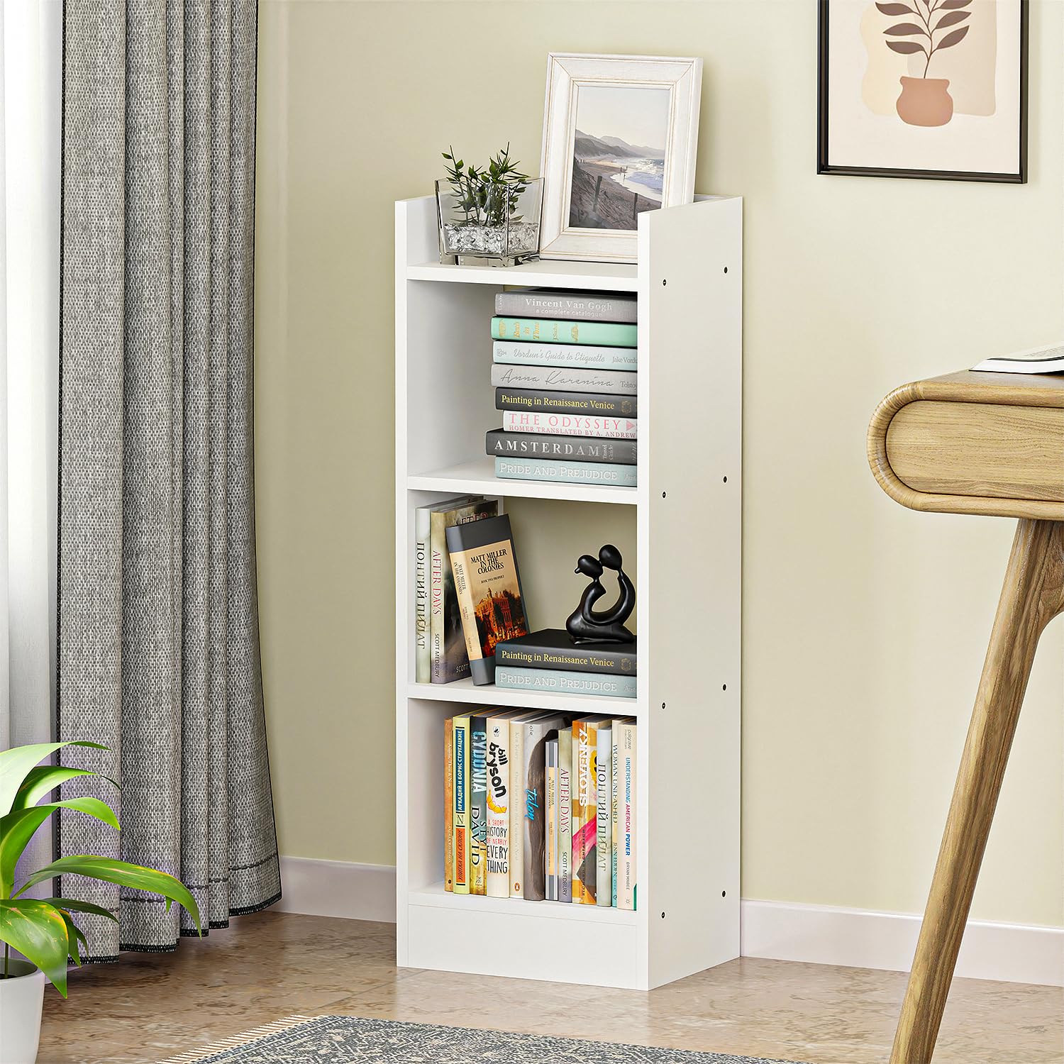 Picture of RK 3 Tier  3 Layer Engineered Wood Multipurpose Rack Bookshelf Storage Organizer Stand 36X16 inches