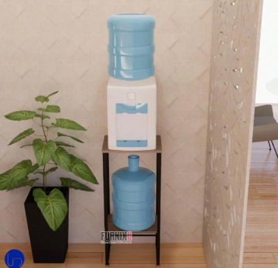 Picture of 2-Tier Heavy Duty Metal Water Purifier Rack - Sturdy Water Jug & Bottle Holder Storage Rack