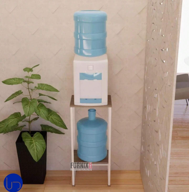 Picture of 2-Tier Heavy Duty Metal Water Purifier Rack - Sturdy Water Jug & Bottle Holder Storage Rack