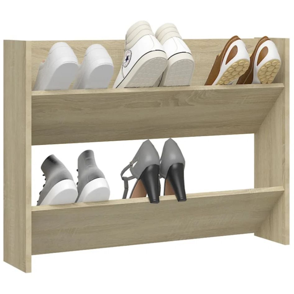 Picture of Wall-Mounted Floating Shoe Rack – Space-Saving 6 Pair Shoe Storage Organizer