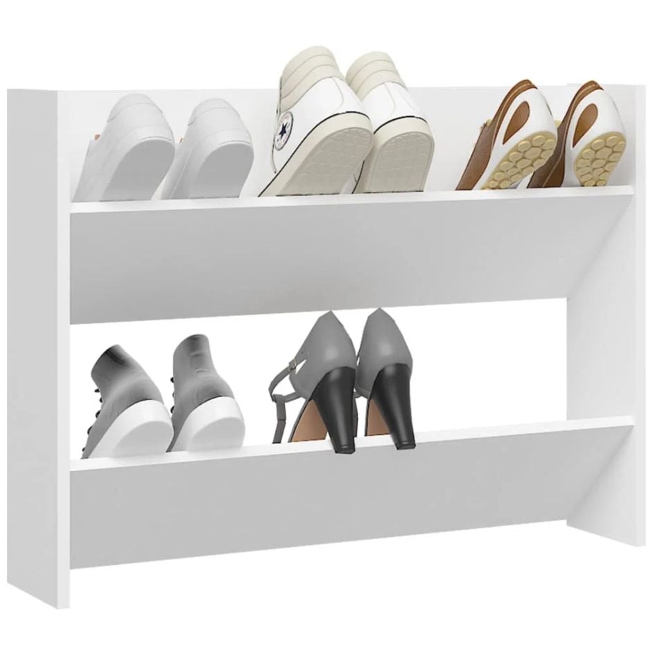 Picture of Wall-Mounted Floating Shoe Rack – Space-Saving 6 Pair Shoe Storage Organizer