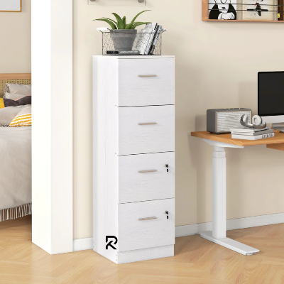 Picture of RK  A4 Filing Cabinet with 2 Lockable Drawers – Durable Office File Organizer & Secure Storage Solution for Office, School & Home Workspace