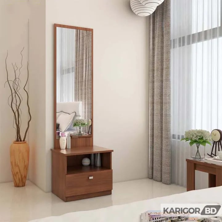 Picture of RK Special Dressing Table with Large Rack Shelf & Storage Drawer | Modern Makeup Vanity Table for Bedroom
