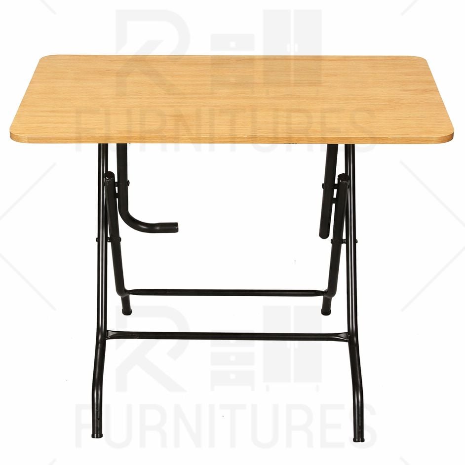 Picture of Multipurpose Table with Metal Frame & Melamine Laminated Board – Modern Study/Coffee Table (L-69 × W-51 × H-75 cm) for Home & Workspace