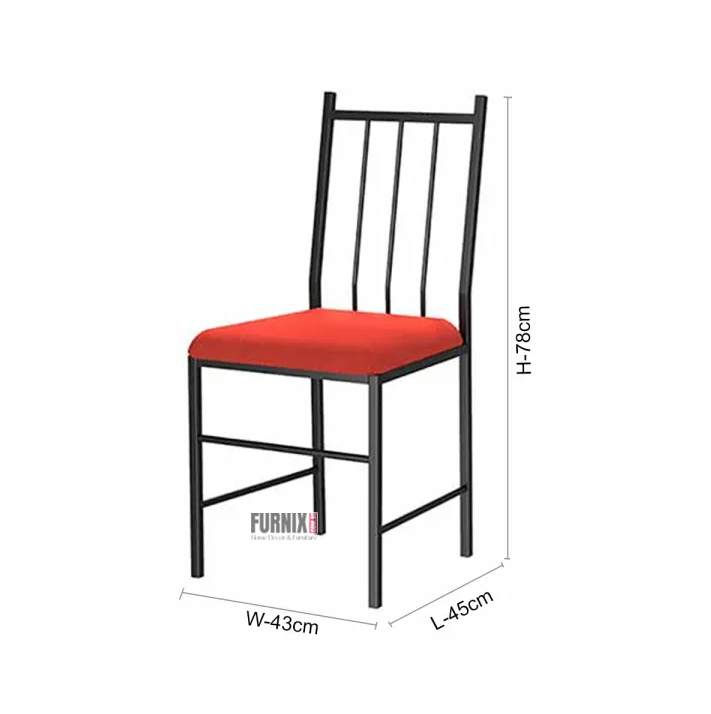 Picture of Metal Florence Dining Chair – Modern Metal Frame Dining Chair for Kitchen & Dining Room, Stylish & Durable Seating for Home & Café