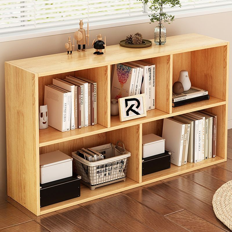 Picture of RK Engineered Wood 5 Layers Bookshelf Storage Cabinet Organizer Shelf Horizontal Multi Storage Space Wooden Rack Display Shelf Bookshelf with Multiple Storage Compartments