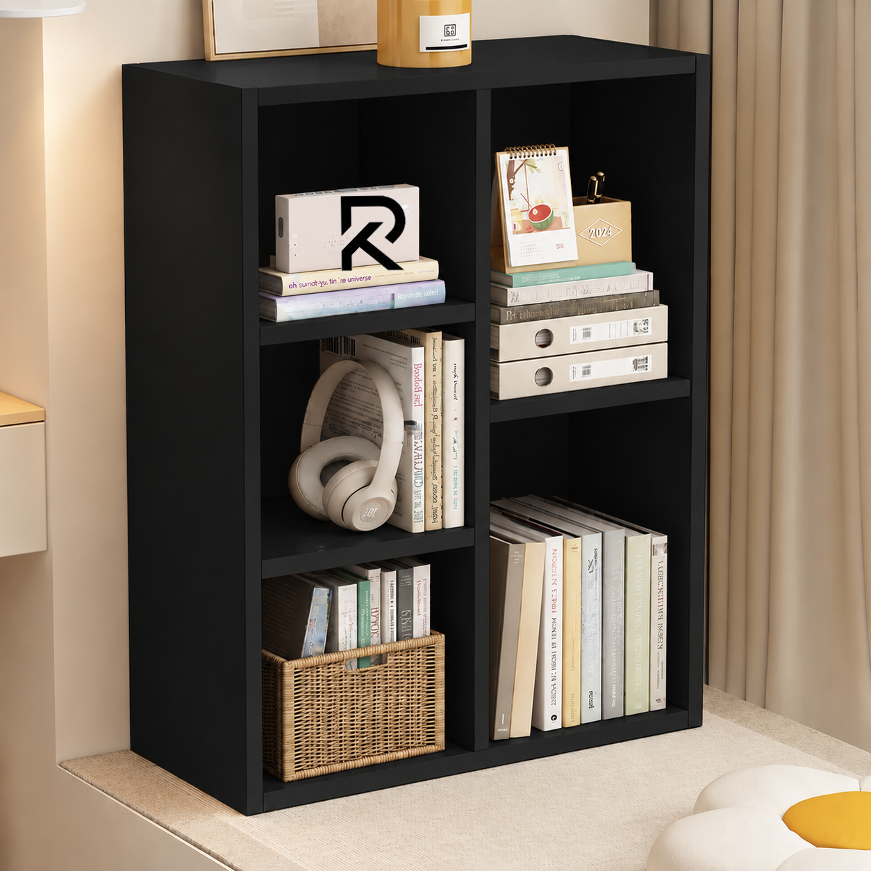 Picture of RK Furniture Modern  Book Shelf Organizer – Multi-Purpose Storage Rack for Books, Décor & Office Essentials