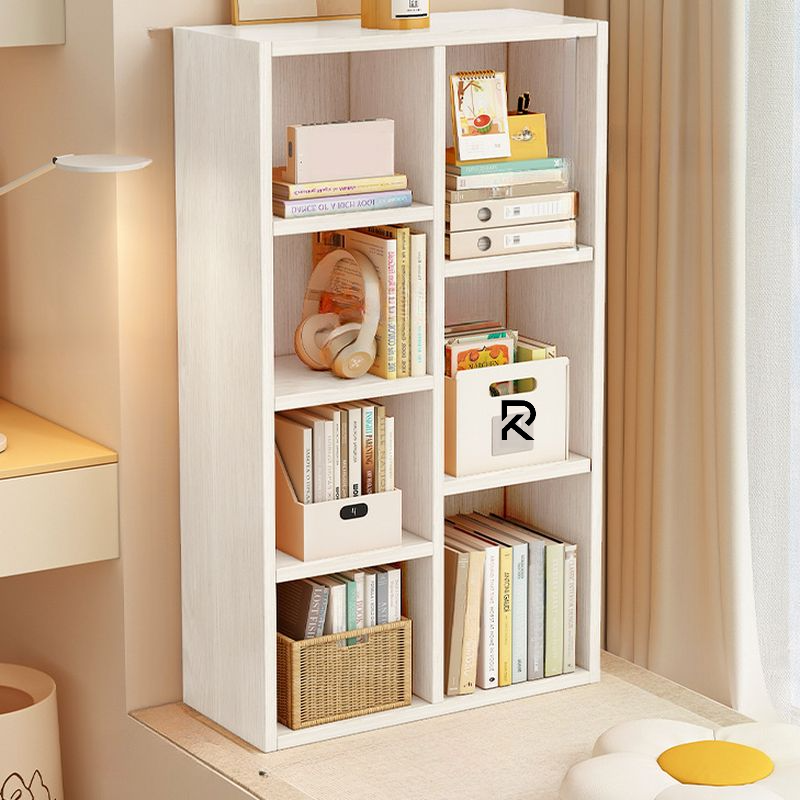 Picture of RK Engineered Wood 7 Layers Bookshelf Storage Cabinet Organizer Shelf  Multi Storage Space Wooden Rack Display Shelf Bookshelf with Multiple Storage Compartments