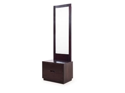 Picture of RK MDF Stylish Single Dressing Table for Small Space Walnut Finish Size: H67X L18X D12-Walnut