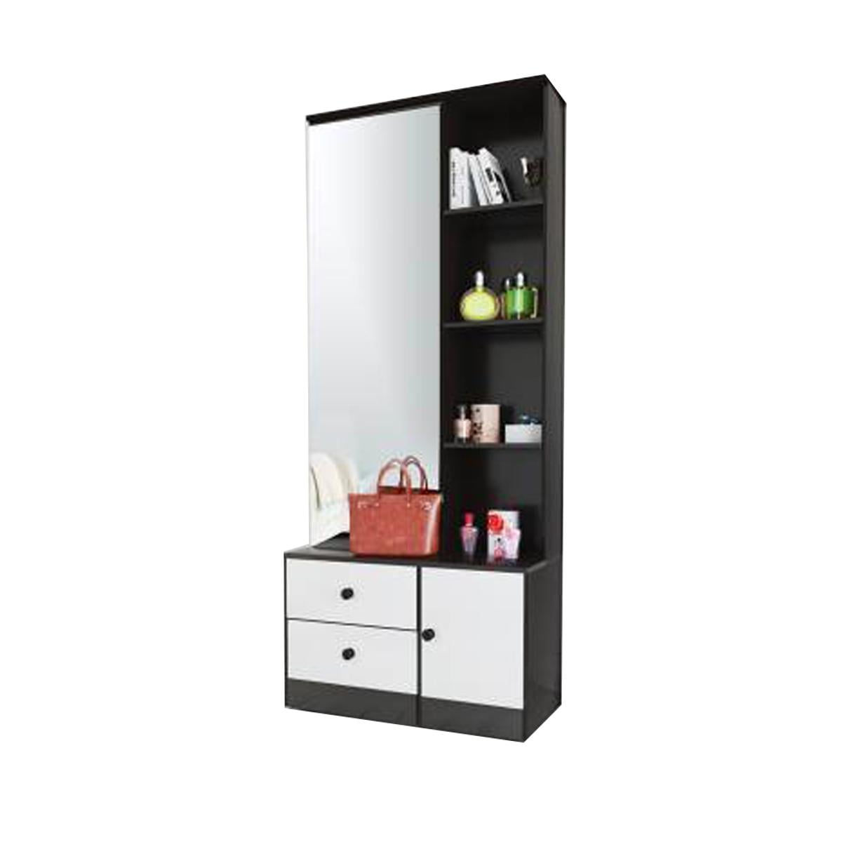 Picture of New Melamine Board Black Dressing Table With Drawers by RK Furnitures-multicolor