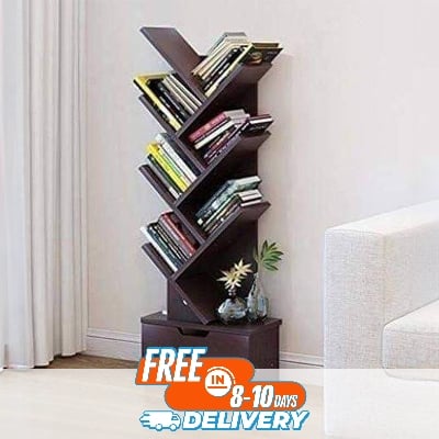 Picture of RK MDF Stylish Design Book Shelf Corner-Multicolor