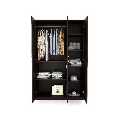 Picture of RK Stylish MDF 3 Door Almirah Wardrobe or Cupboard and Cabinet-Multicolor