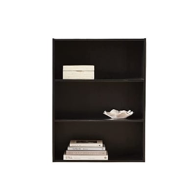 Picture of RK Modern and Trendy 3-Tier MDF Open Shelf Bookcase - Furniture & Decor-Black