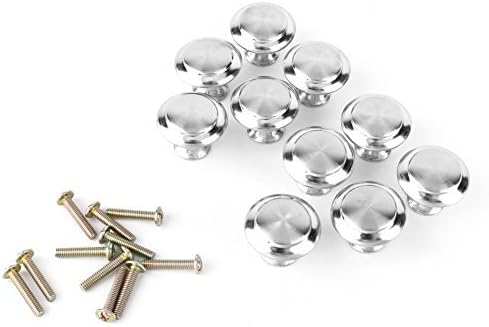 Picture of RK Cabinet Knobs Round, Ball Stainless Steel Cabinet Door Knob Drawer Pulls Cabinet Knob Drawer Handles Kitchen Cupboard Knobs, Pack of 2 (28mm)-Multicolor