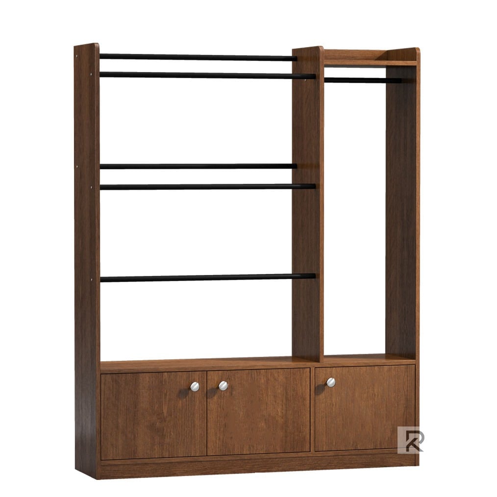 Picture of RK Modern Alna With 3 Storage Cabinet and Shelf for Home-Antique