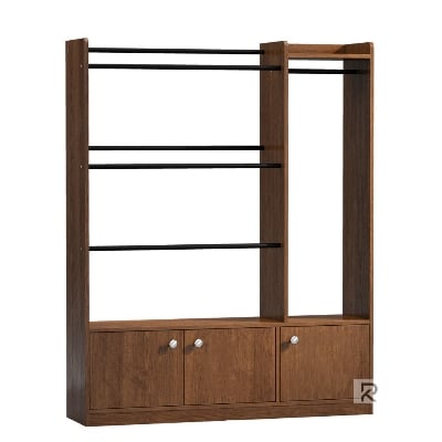 Picture of RK Modern Alna With 3 Storage Cabinet and Shelf for Home-Antique