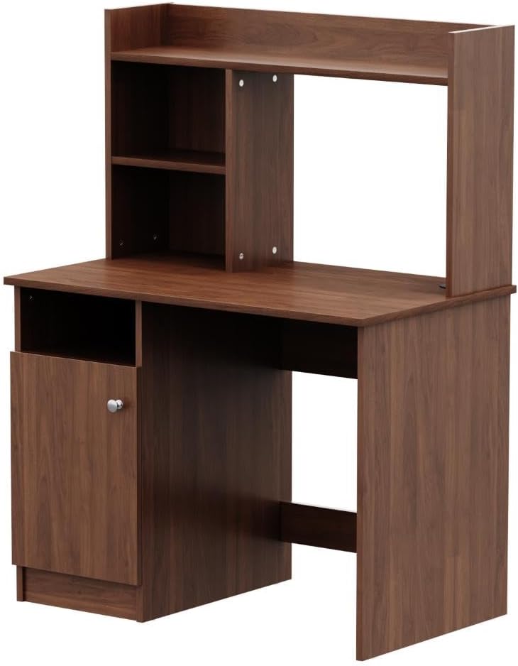 Picture of RK Modern Home Office Desk with Storage Shelf, Computer Table, Study Table with Book Shelf, Office Table, Study Table for Adults, Table with 5 Shelves-Antique
