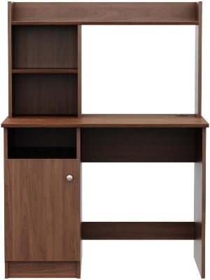 Picture of RK Modern Home Office Desk with Storage Shelf, Computer Table, Study Table with Book Shelf, Office Table, Study Table for Adults, Table with 5 Shelves-Antique