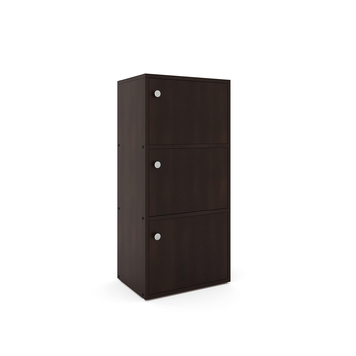 Picture of RK Furniture Engineered Wood Book Case- Book Shelf  & Book Cabinet with 3 Compartment Storage-Antique