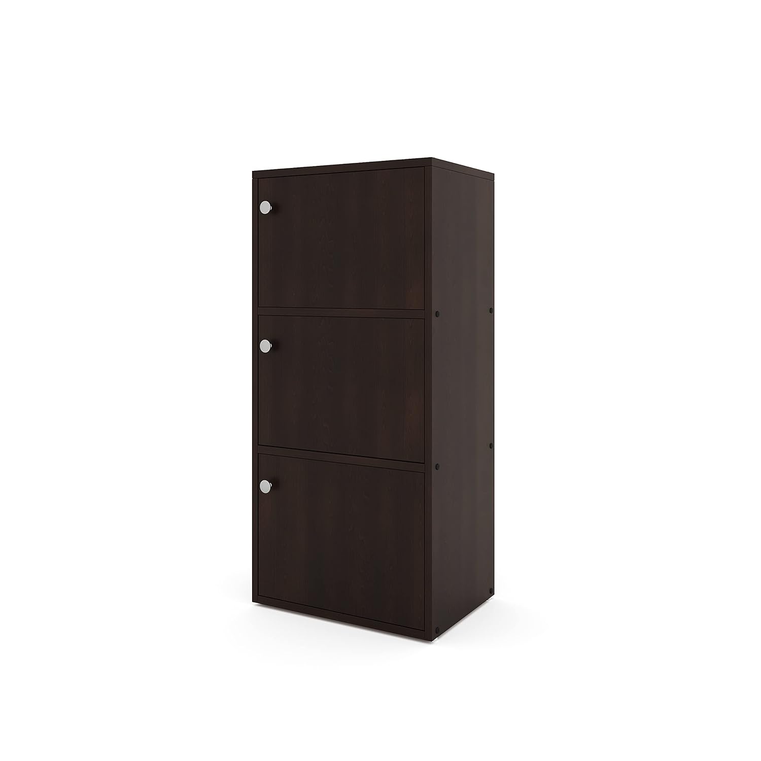 Picture of RK Furniture Engineered Wood Book Case- Book Shelf  & Book Cabinet with 3 Compartment Storage-Antique