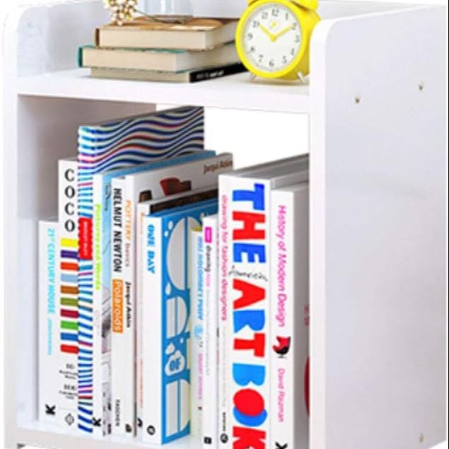 Picture of RK MDF M09 Small Size  Bedside Table, Side Table, Bedside Table with Drawer, Home Furniture, Bedroom, Night Storage Cabinet, Bedside Table-White