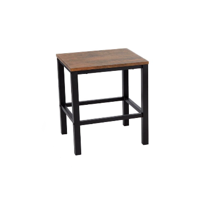 Picture of Modern Steel Accent Stool – Stylish & Durable Seating for Home, Office, or Café-Antique