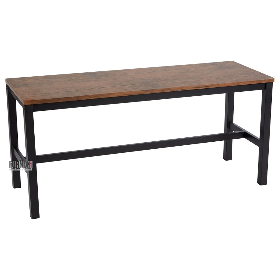 Picture of Furnix Metal Frame 3 Seater Industrial Multipurpose Bench-Antique