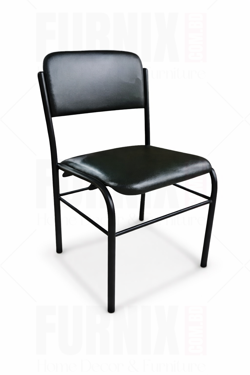 Picture of Multipurpose Simple Chair – Modern Durable Seating Chair for Dining, Study, Office & Home Use, Lightweight & Comfortable Everyday Chair-Black