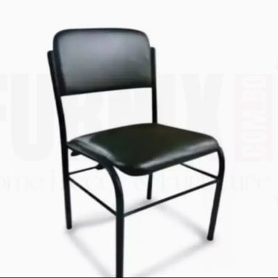 Picture of Multipurpose Simple Chair – Modern Durable Seating Chair for Dining, Study, Office & Home Use, Lightweight & Comfortable Everyday Chair-Black