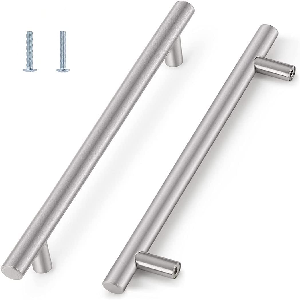 Picture of RK Modern Brushed Nickel Stainless Steel Cabinet Handles for Cupboard Drawer and Kitchen Drawer