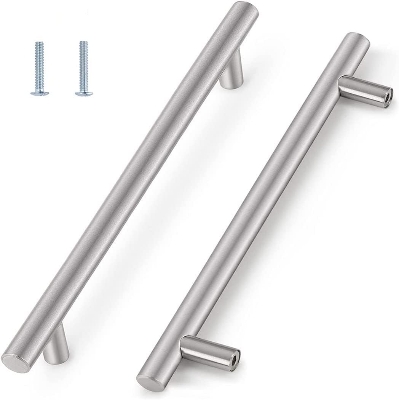 Picture of RK Modern Brushed Nickel Stainless Steel Cabinet Handles for Cupboard Drawer and Kitchen Drawer