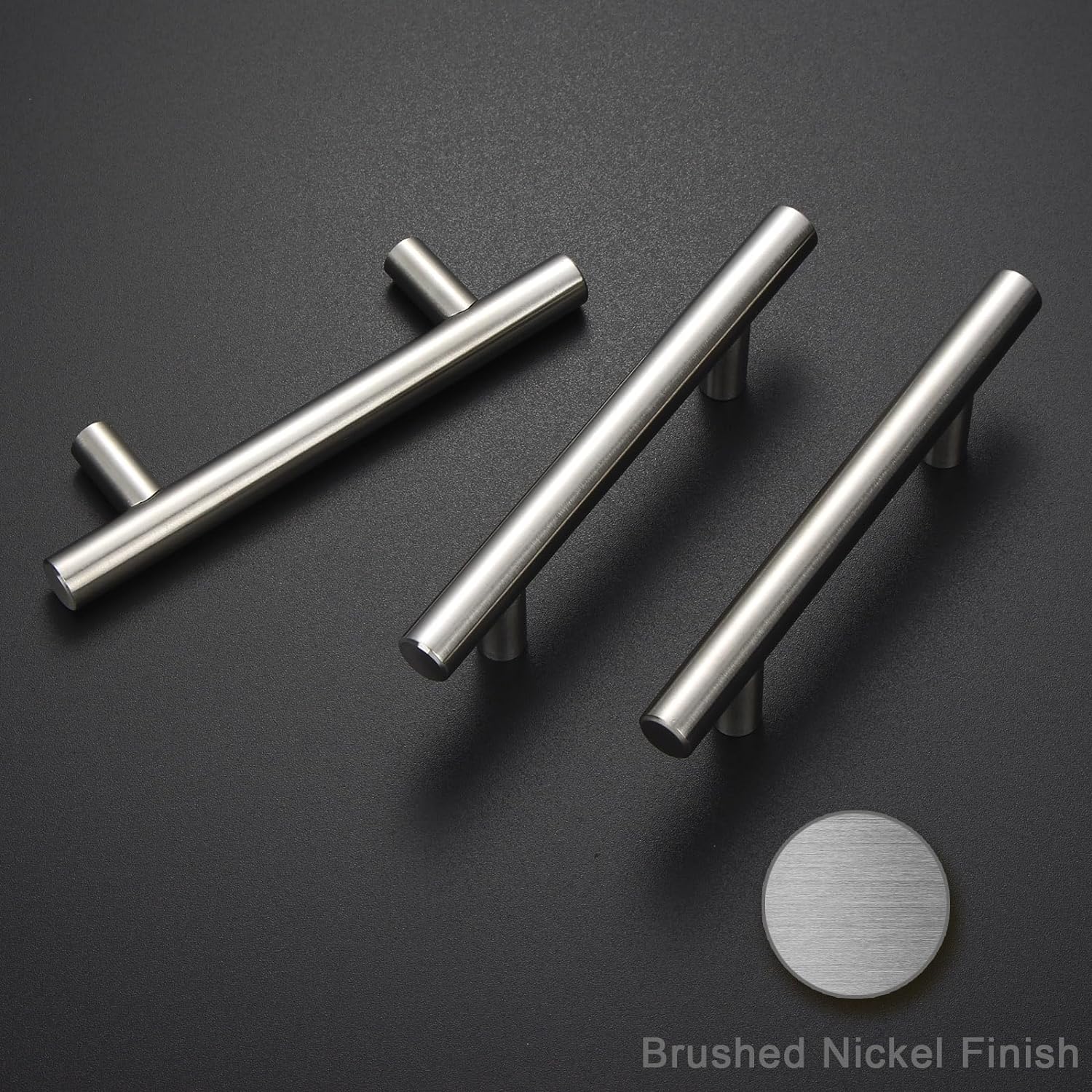 Picture of RK Modern Brushed Nickel Stainless Steel Cabinet Handles for Cupboard Drawer and Kitchen Drawer