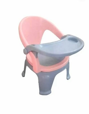 Picture of Comfortable Baby Plastic Feeding Chair Baby Chair Feeding Baby Chair - Pink