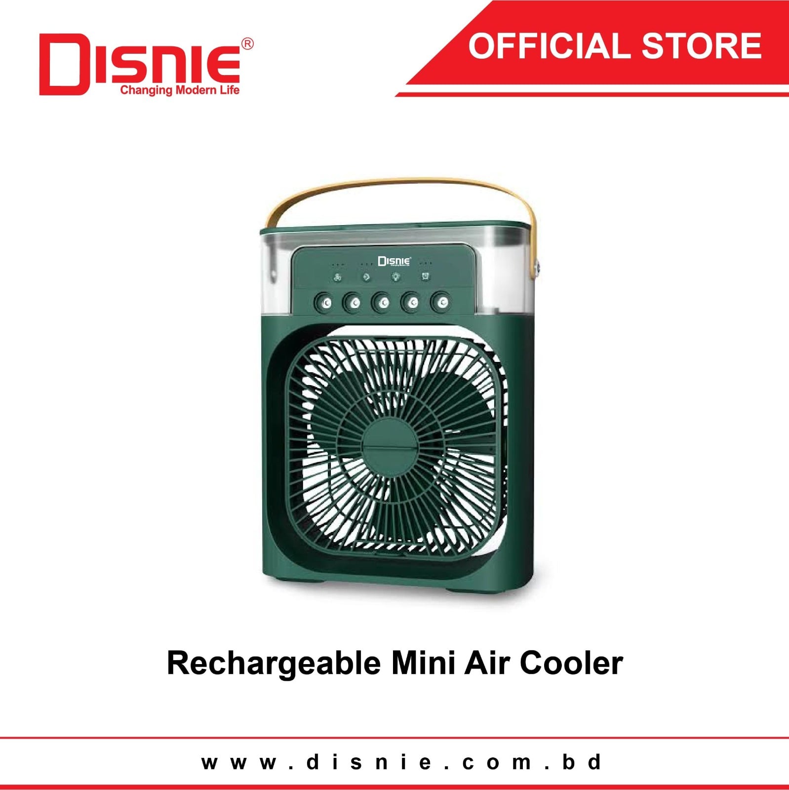 Picture of Disnie Rechargeable Mini Portable Cooling Fan - Multicolor