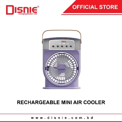 Picture of Disnie Rechargeable Mini Portable Cooling Fan - Multicolor
