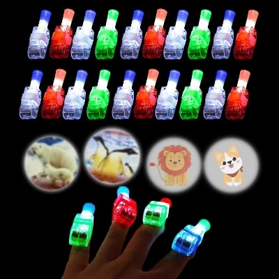 Picture of 5pis LED Projection Finger Lights - Multicolor
