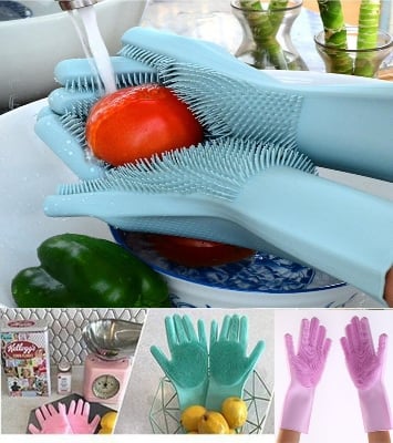 Picture of Magic Silicone Hand Gloves - Multicolor