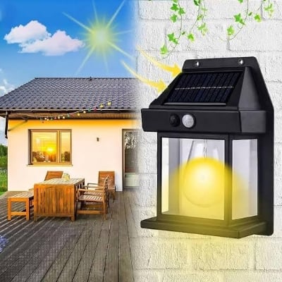 Picture of Solar Interaction Wall Lamp - Black
