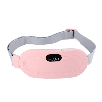 Picture of Heating pad for Period Cramps & Vibration sliming Massage bel - Pink