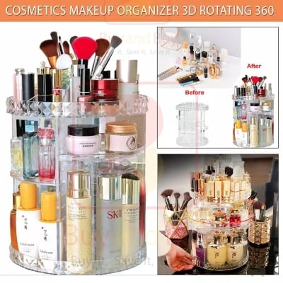 Picture of Cosmetics Makeup Organizer 3D Rotating 360 - Multicolor