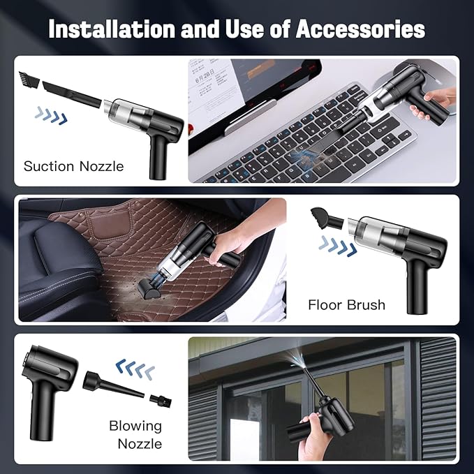Picture of 2 in 1 vacuum cleaner portable & Rechargeable