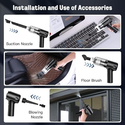 Picture of 2 in 1 vacuum cleaner portable & Rechargeable