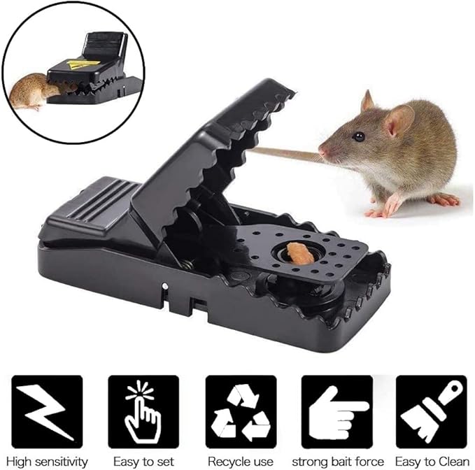 Picture of Mouse Killer Trap (5×3×3 inches) - Black