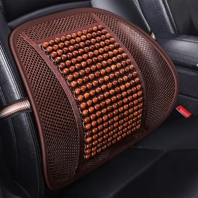 Picture of Seat Back Support For Car/Home/ Office Chair - Brown - Brown